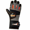 Ergodyne ProFlex 9102 Certified Anti-Vibration Gloves & Wrist Support, Black, XL,  17735